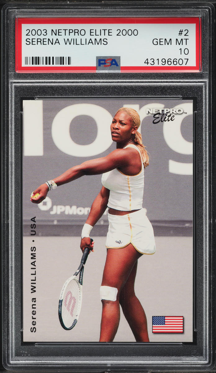 2003 Netpro Elite Tennis 2000 Serena Williams ROOKIE /2000 #2 PSA 10 GEM MINT