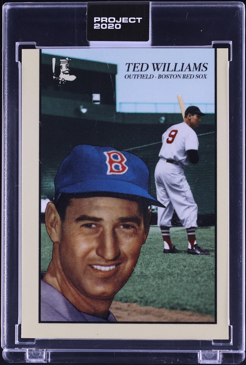 2020 Topps Project 2020 By Oldmanalan Ted Williams #90