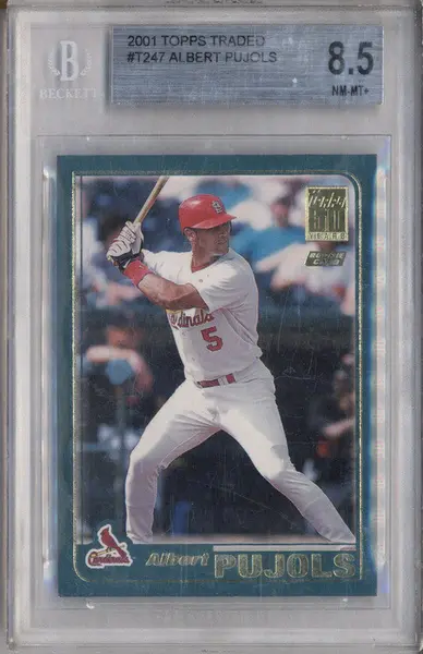 2001 Topps Traded #T247 Albert Pujols RC BGS 8.5