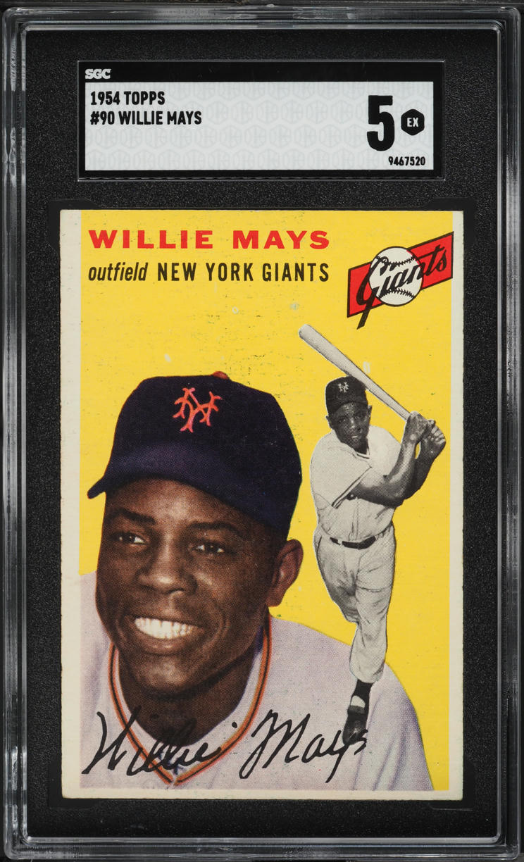 1954 Topps Willie Mays #90 SGC 5 EX