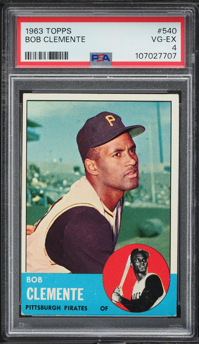1963 Topps Roberto Clemente #540 PSA 4 VGEX