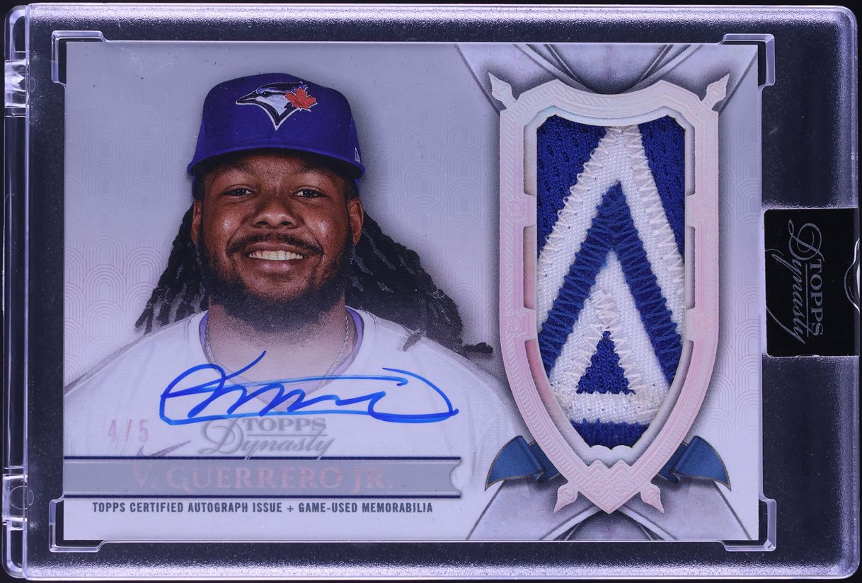 2024 Topps Dynasty Silver Vladimir Guerrero Jr. PATCH AUTO /5 #DAP-VG5