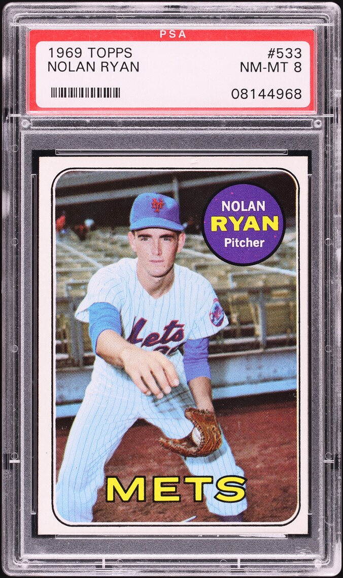 1969 Topps Nolan Ryan #533 PSA 8 NM-MT