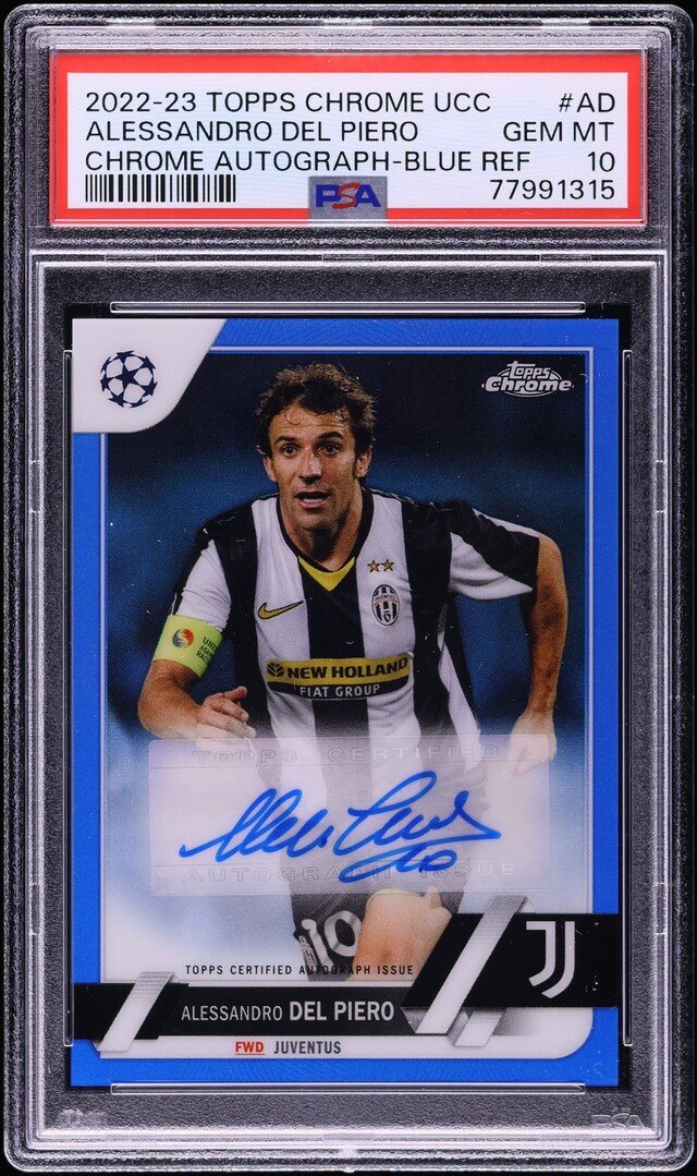 Alessandro Del Piero 2022 Topps Chrome UEFA Club Competitions #CA