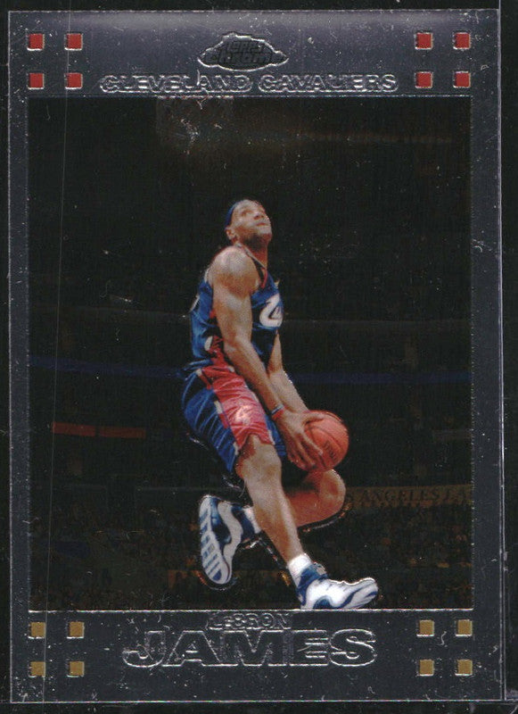 2007-08 Topps Chrome #23 Lebron James