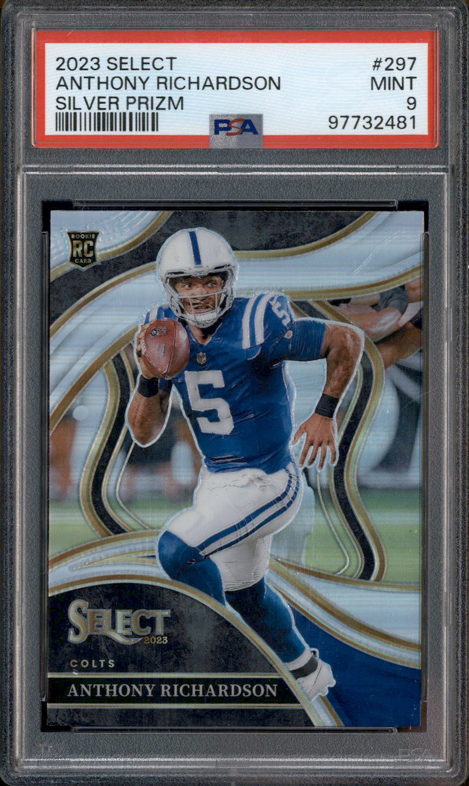 2023 Select Silver Prizm #297 Anthony Richardson RC Rookie PSA 9