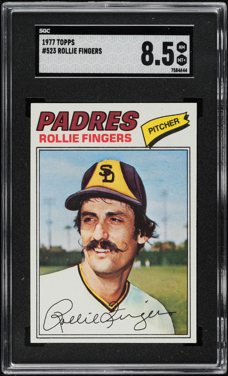 1977 Topps Rollie Fingers #523 SGC 8.5 NM-MT+