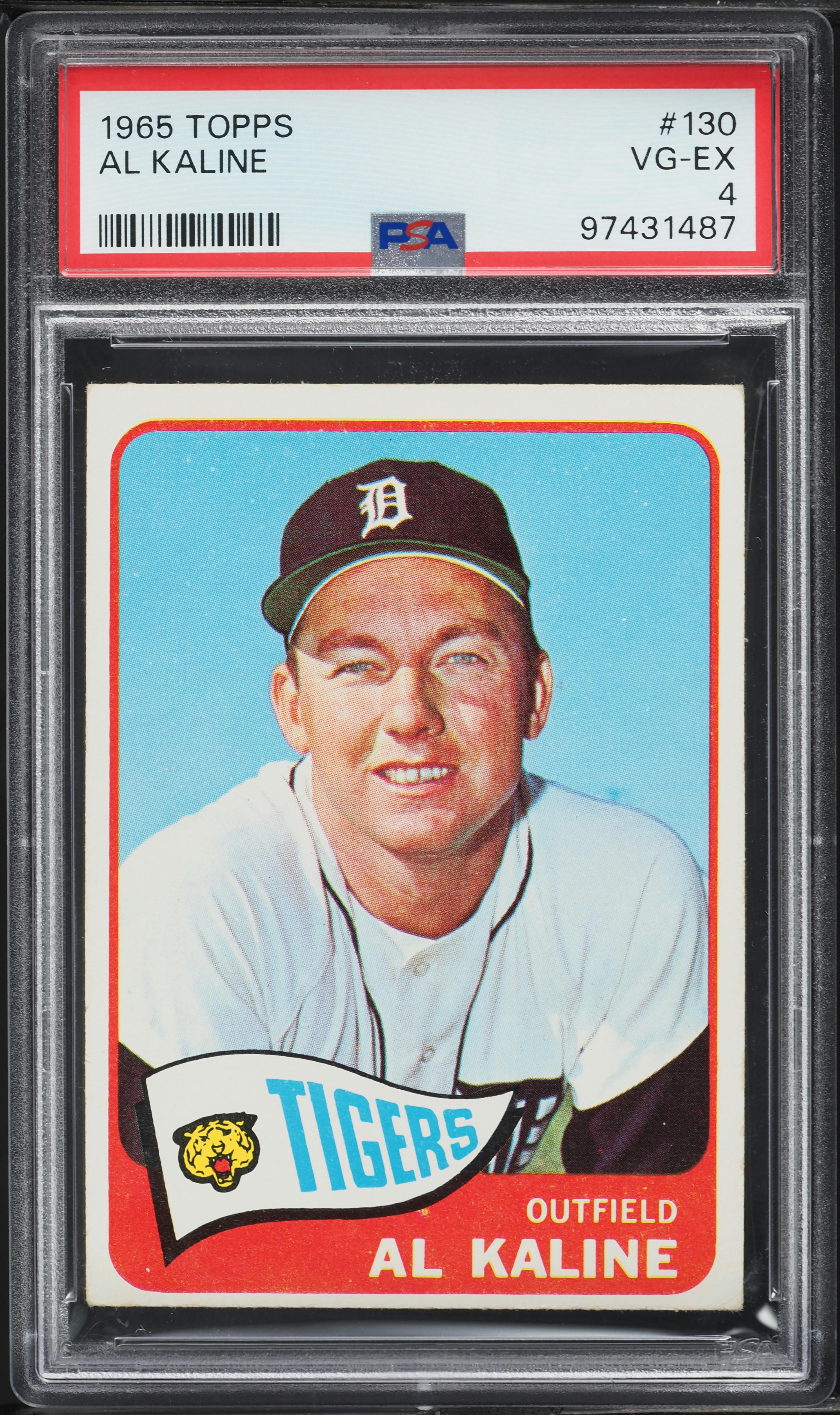 1965 Topps Al Kaline #130 PSA 4 VGEX