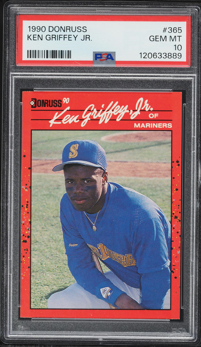 1990 Donruss Ken Griffey Jr #365 PSA 10 GEM MINT