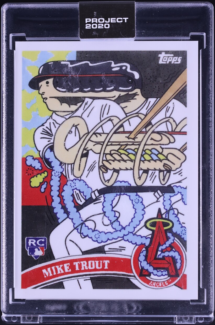 2020 Topps Project 2020 By Ermsy Mike Trout #4