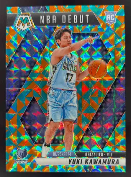 2024-25 Panini Mosaic Tessellation Mosaic #265 Yuki Kawamura NBA Debut /15