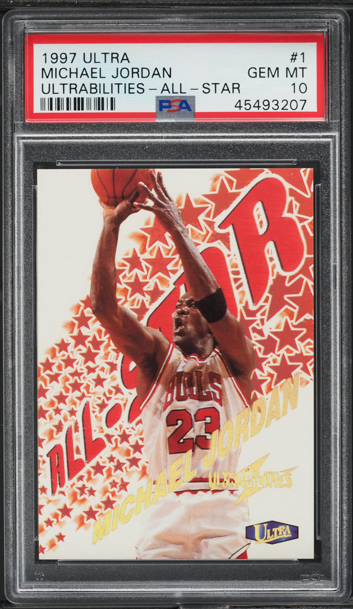 1997 Ultra Ultrabilities All-Star Michael Jordan #1 PSA 10 GEM MINT