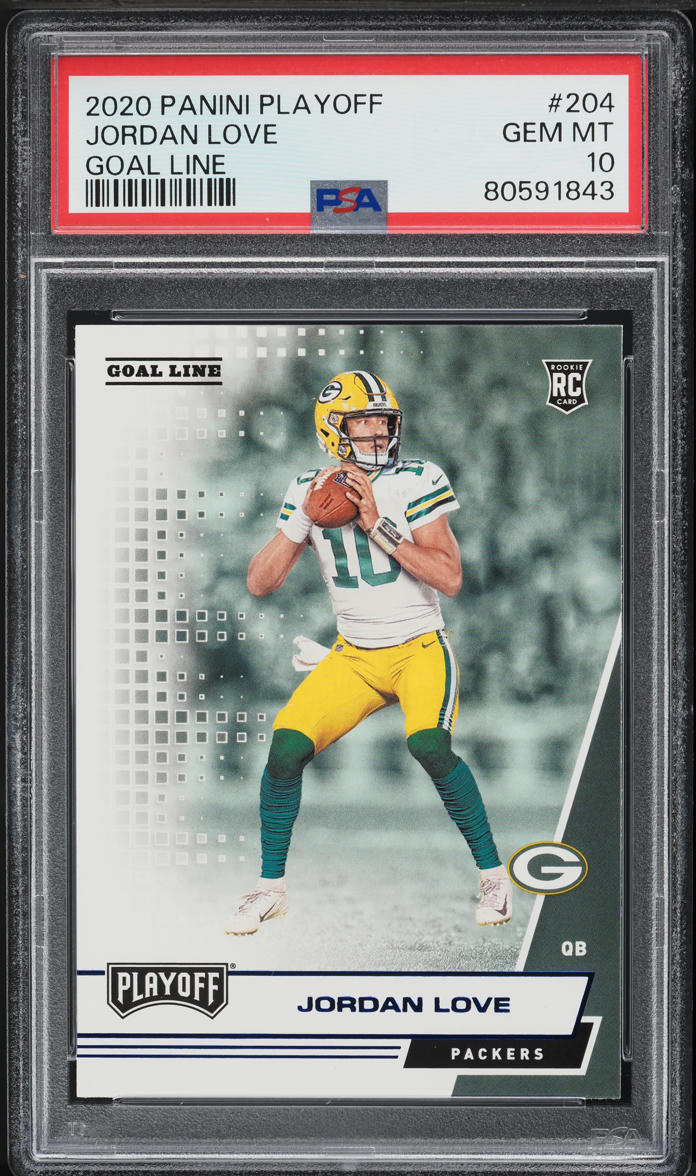 Jordan Love #204 2020 Panini Playoff Football Rookies Autographs