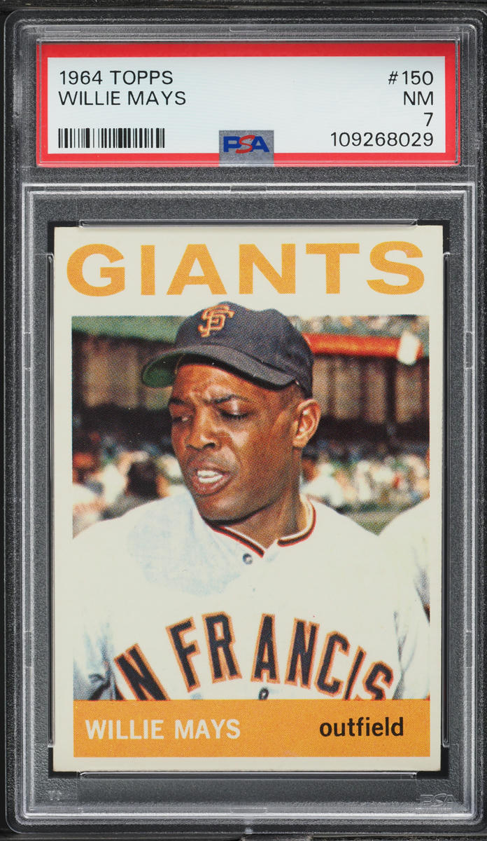 1964 Topps Willie Mays #150 PSA 7 NRMT