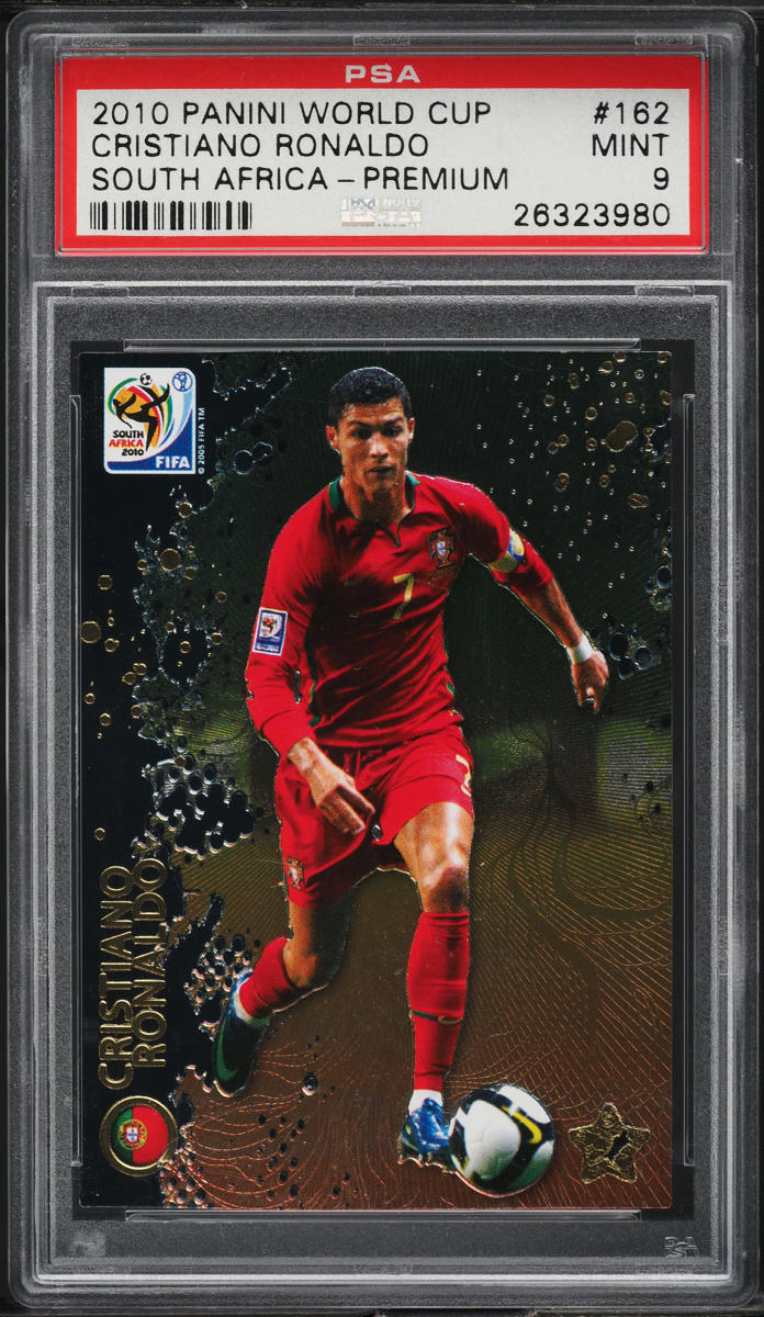 2010 Panini World Cup South Africa Premium Cristiano Ronaldo #162 PSA 9 MINT