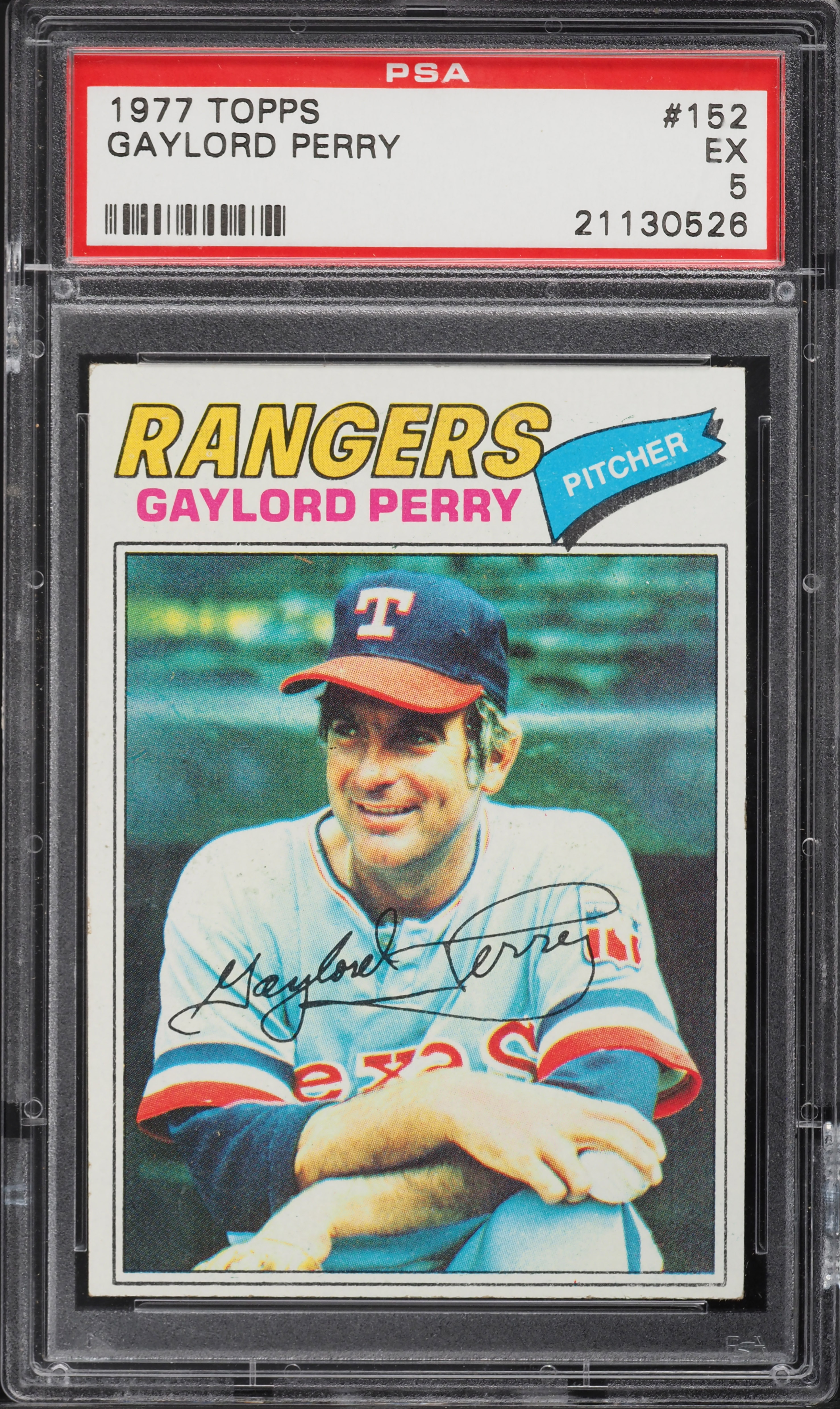 1977 Topps Gaylord Perry #152 PSA 5 EX