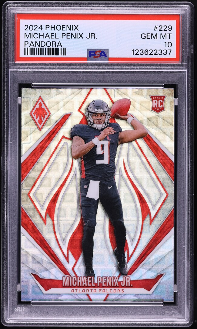 2024 Panini Phoenix Pandora Michael Penix Jr. ROOKIE #229 PSA 10 GEM MINT