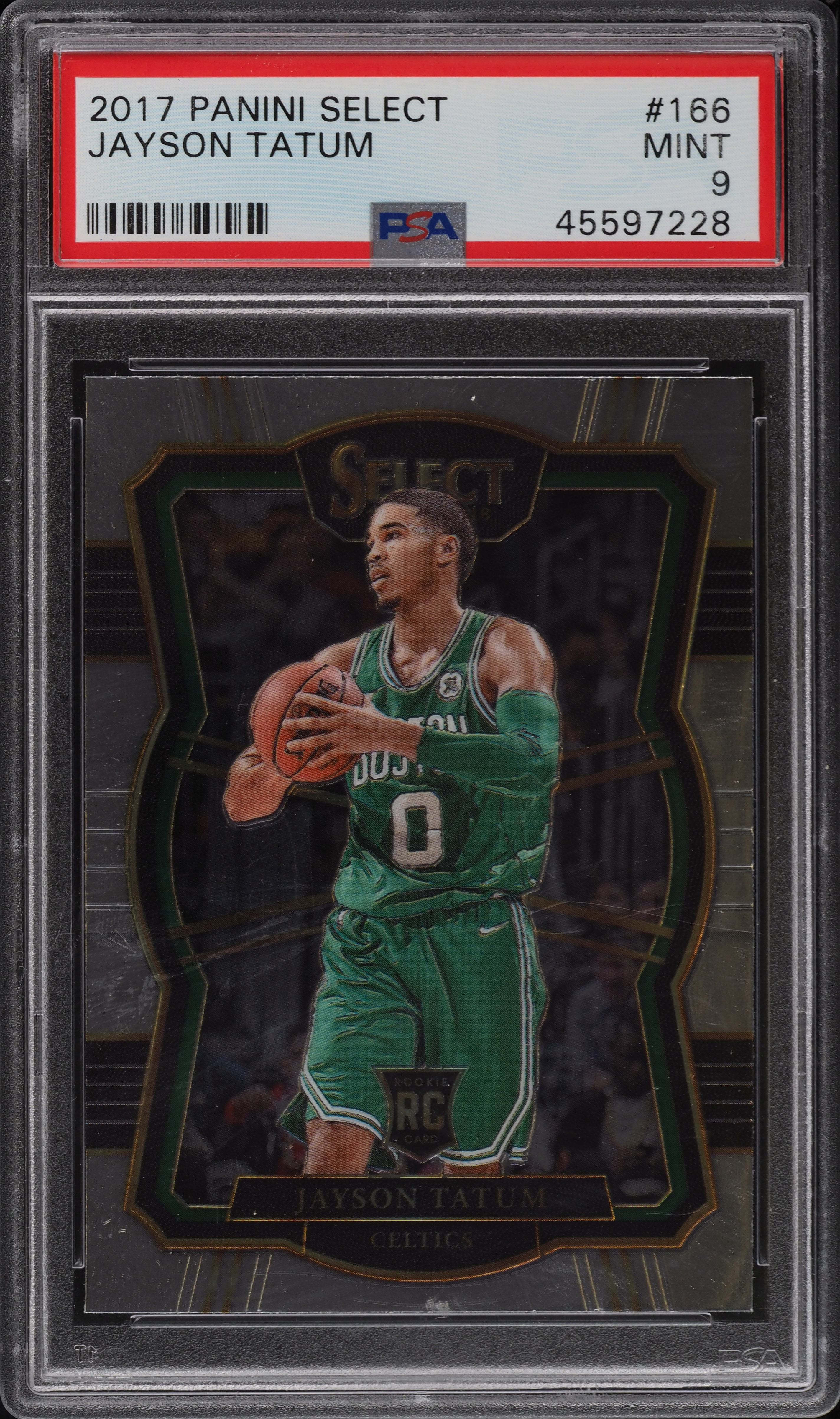 2017 Select Basketball Jayson Tatum ROOKIE #166 PSA 9 MINT