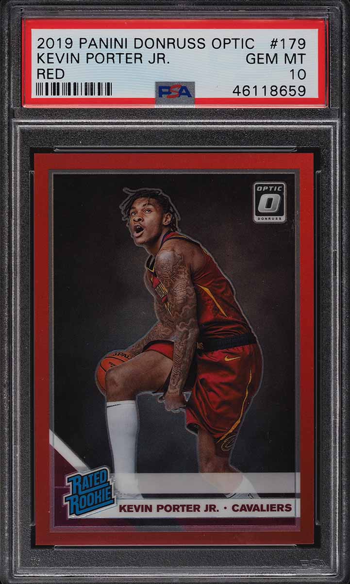 2019 Donruss Optic Red Kevin Porter Jr. ROOKIE /99 #179 PSA 10 GEM MINT