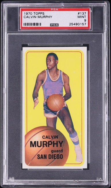 1970 Topps Basketball Calvin Murphy ROOKIE #137 PSA 9 MINT
