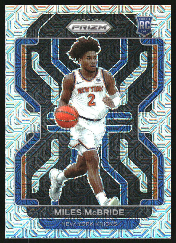 2021-22 Panini Prizm Prizms Mojo #283 Miles McBride RC Rookie /25