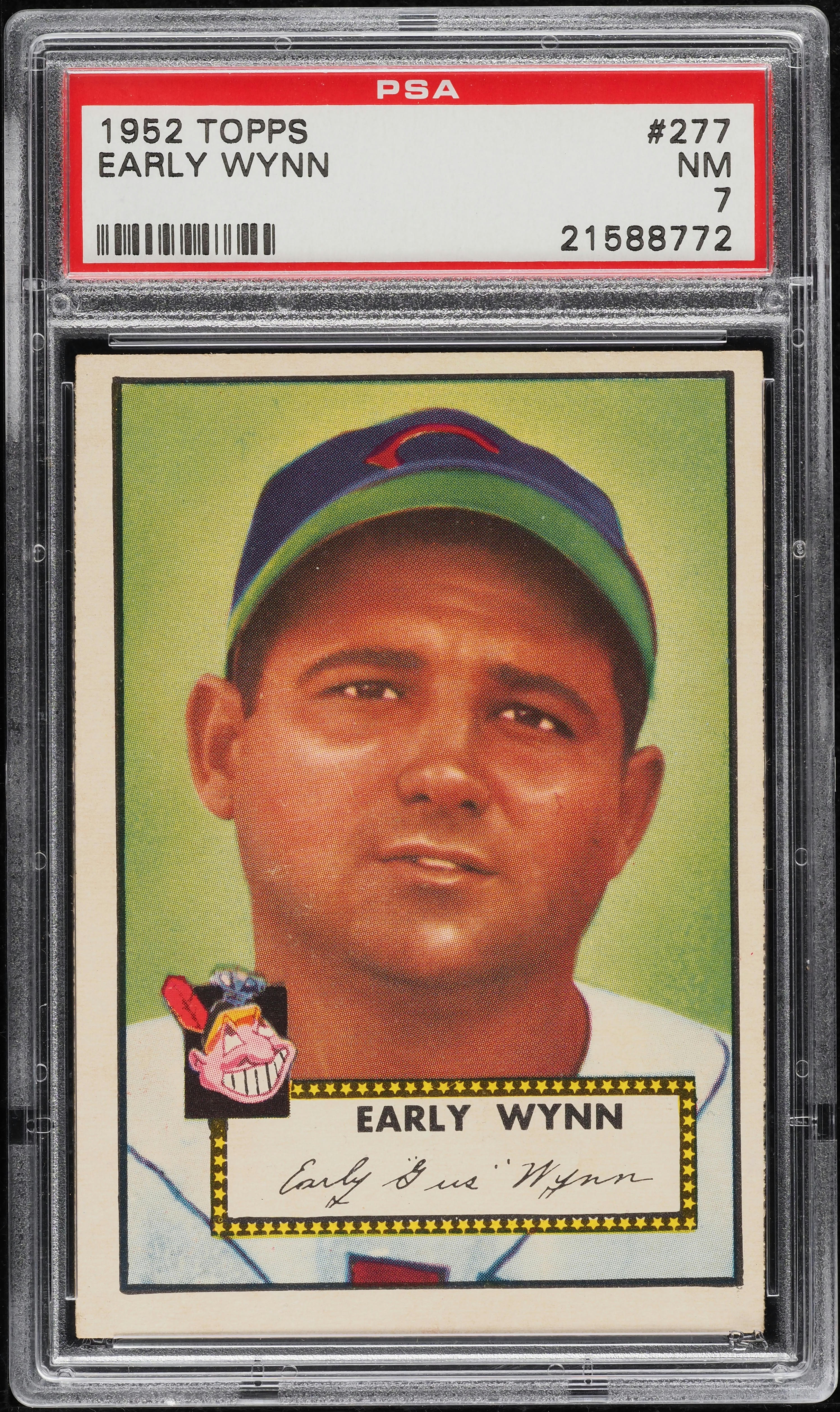 1952 Topps Early Wynn #277 PSA 7 NRMT