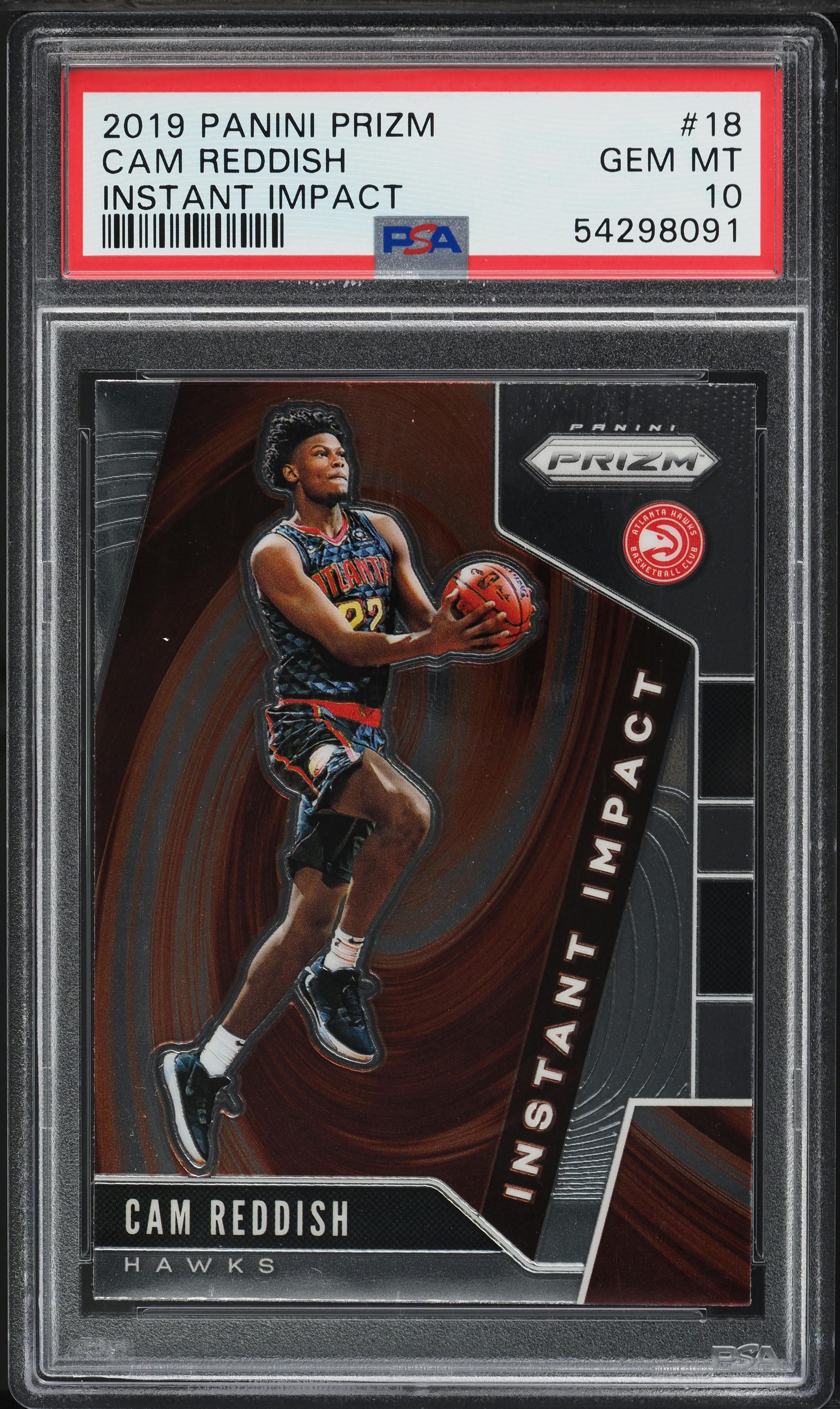 2019 Panini Prizm Instant Impact Cam Reddish ROOKIE #18 PSA 10 GEM MINT