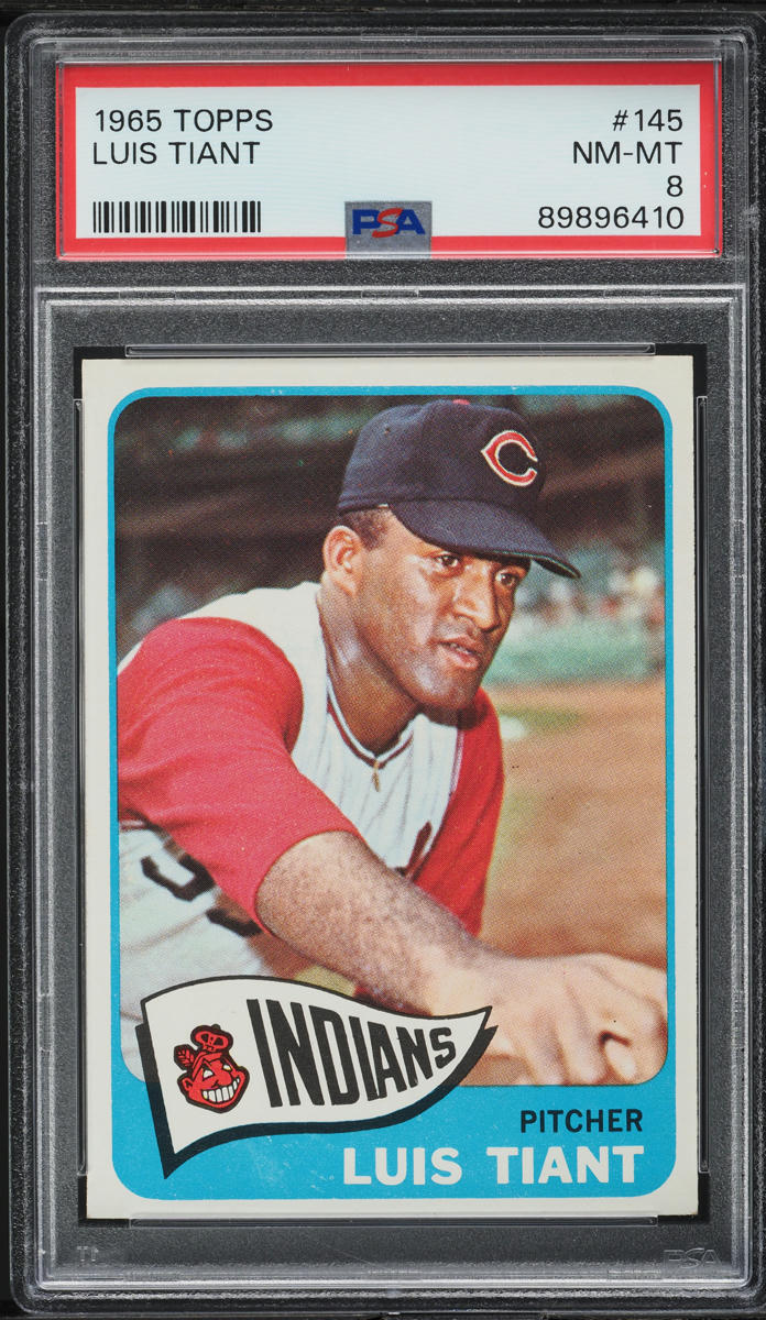 1965 Topps Luis Tiant ROOKIE #145 PSA 8 NM-MT