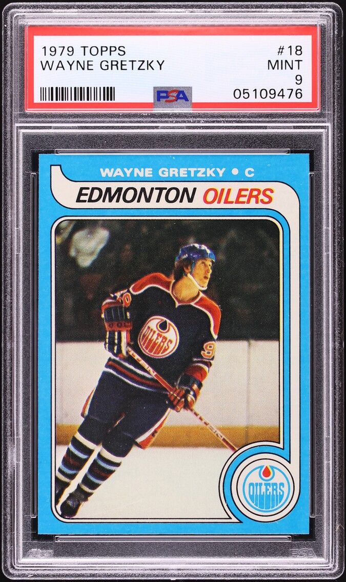 1979 Topps Hockey Wayne Gretzky ROOKIE #18 PSA 9 MINT