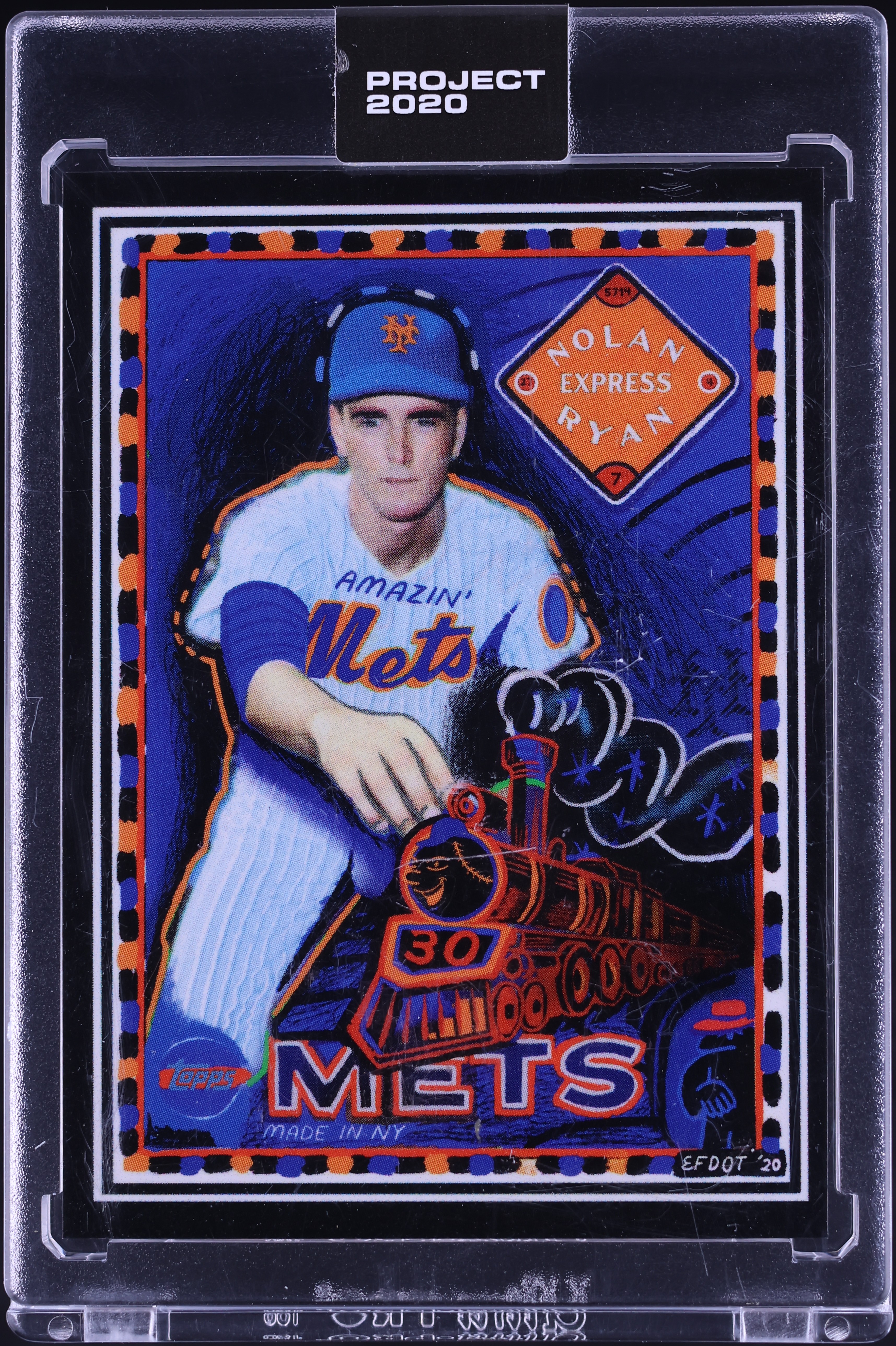 2020 Topps Project 2020 By Efdot Nolan Ryan #52