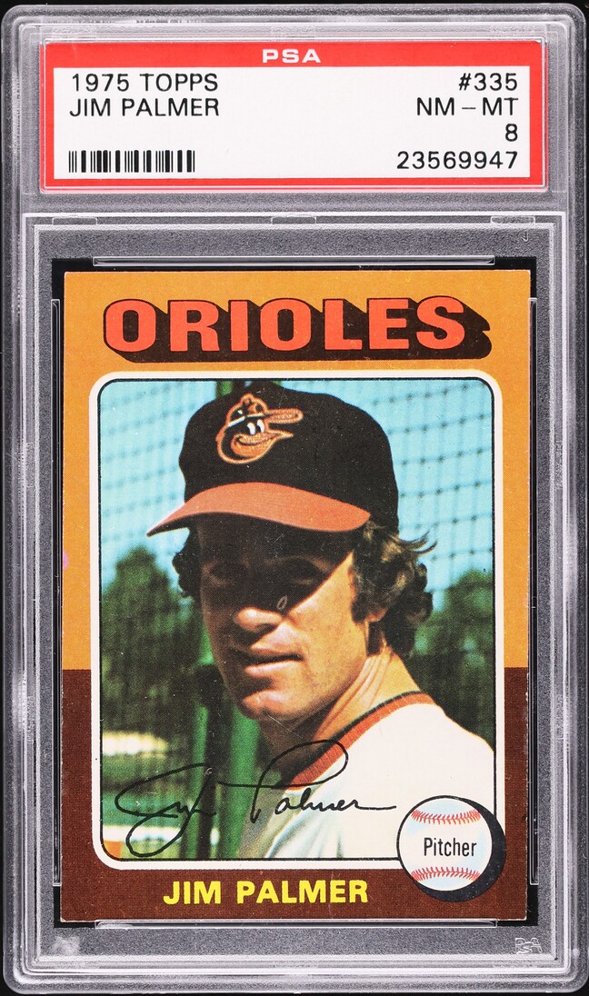 1975 Topps Jim Palmer #335 PSA 8 NM-MT