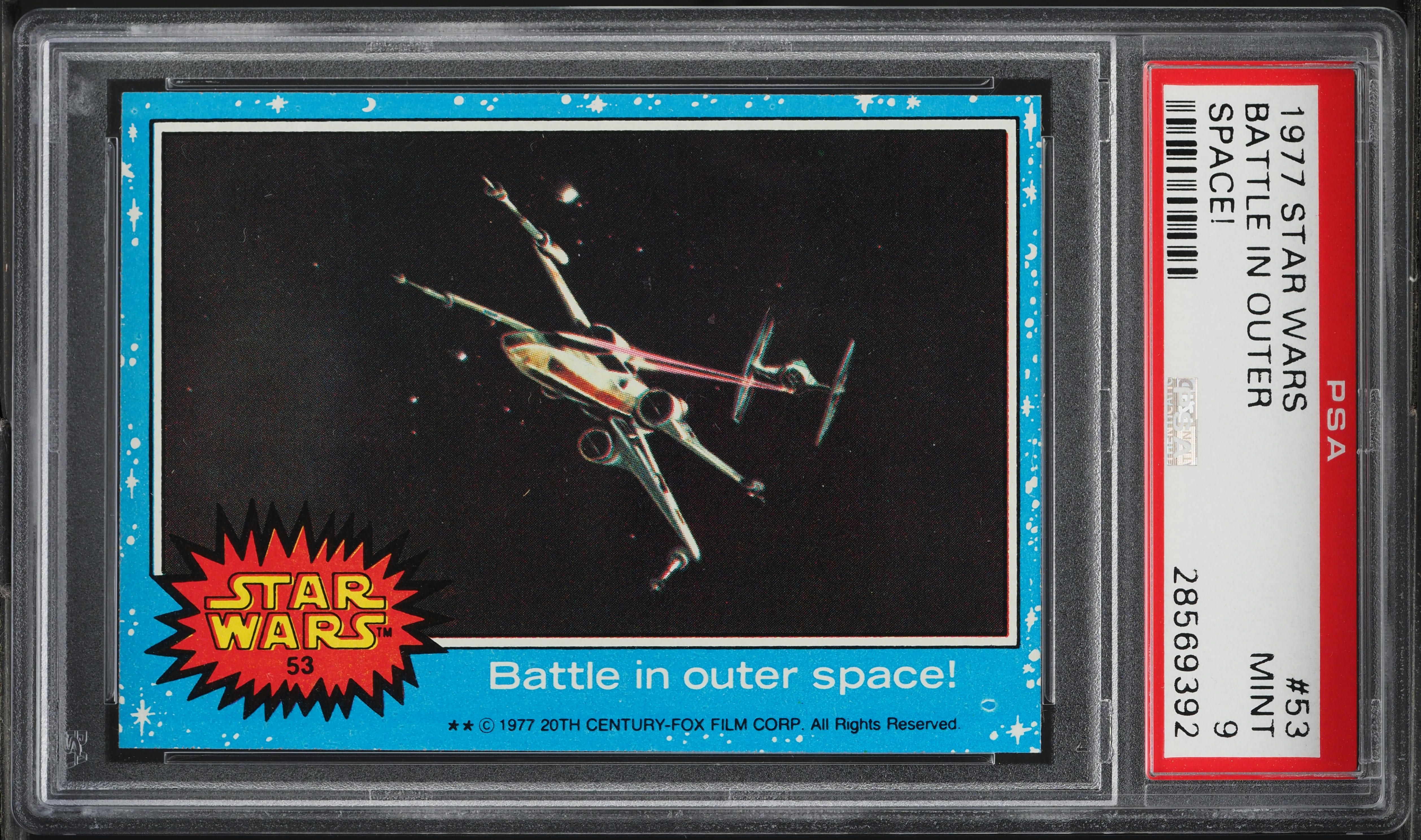 1977 Topps Star Wars Battle In Outer Space! #53 PSA 9 MINT