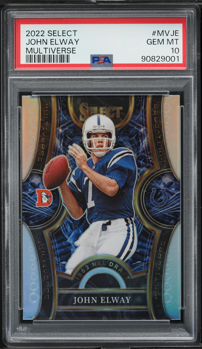 2022 Select Multiverse John Elway #MVJE PSA 10 GEM MINT