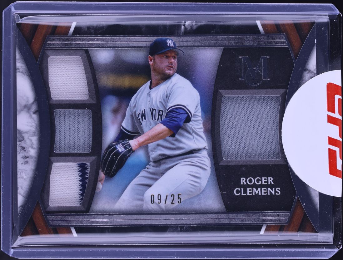 2022 Topps Museum Collection Primary Pieces Quad Legends Roger Clemens PATCH /25 #SPPQRL-RC