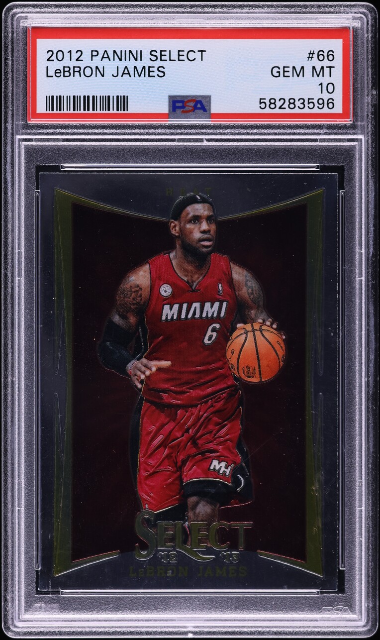 2012 Select Basketball LeBron James #66 PSA 10 GEM MINT