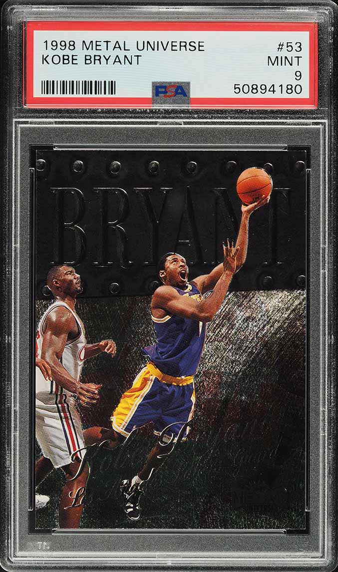 1998 Metal Universe Kobe Bryant #53 PSA 9 MINT