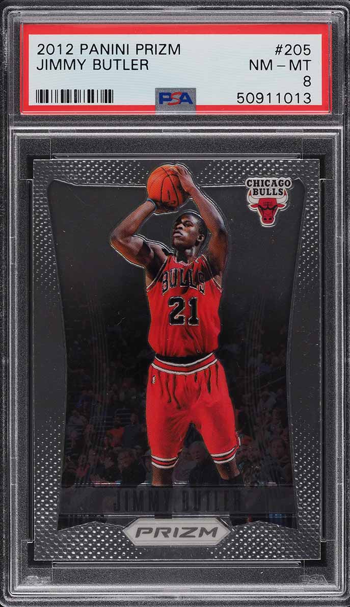 2012 Panini Prizm Jimmy Butler ROOKIE #205 PSA 8 NM-MT