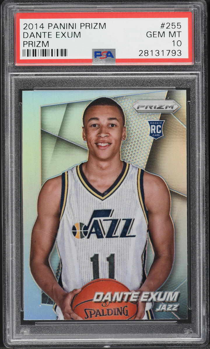 2014 Panini Prizm Silver Dante Exum ROOKIE#255 PSA 10 GEM MINT