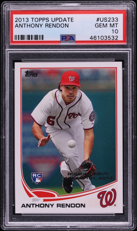 2013 Topps Update Anthony Rendon ROOKIE #US233 PSA 10 GEM MINT