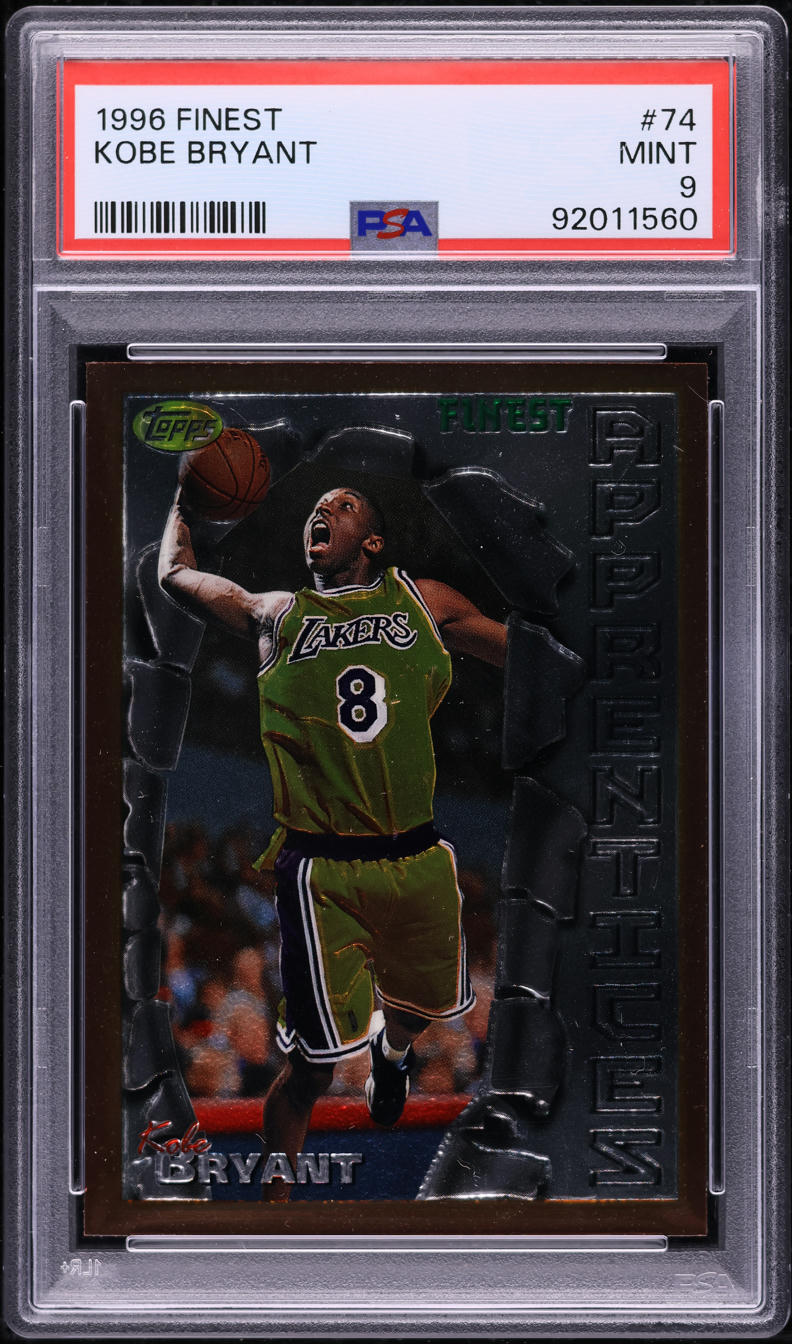 1996 Finest Kobe Bryant #74 PSA 9 MINT