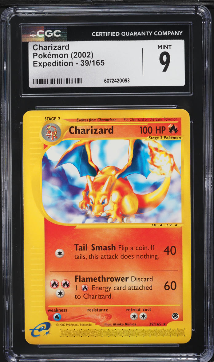 2002 Pokemon Expedition Charizard #39 CGC 9 MINT