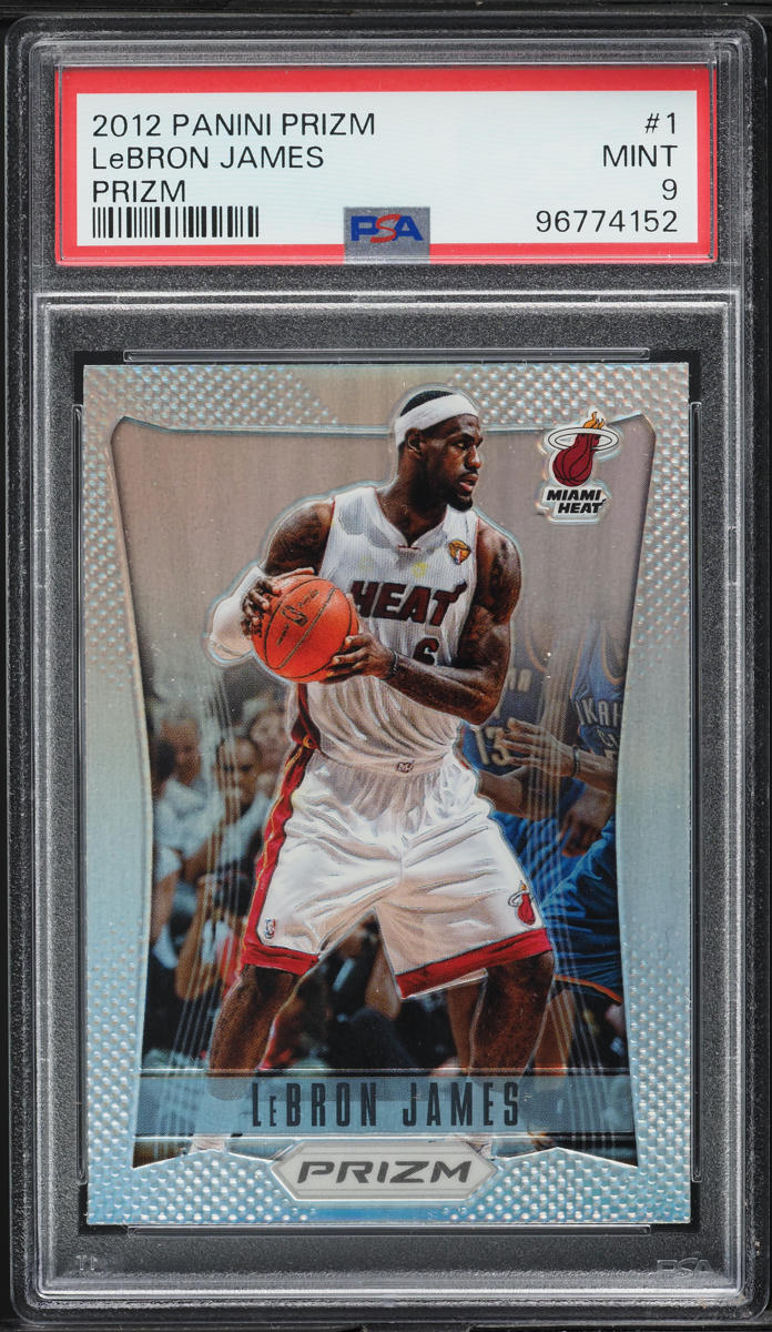 2012 Panini Prizm Silver LeBron James #1 PSA 9 MINT