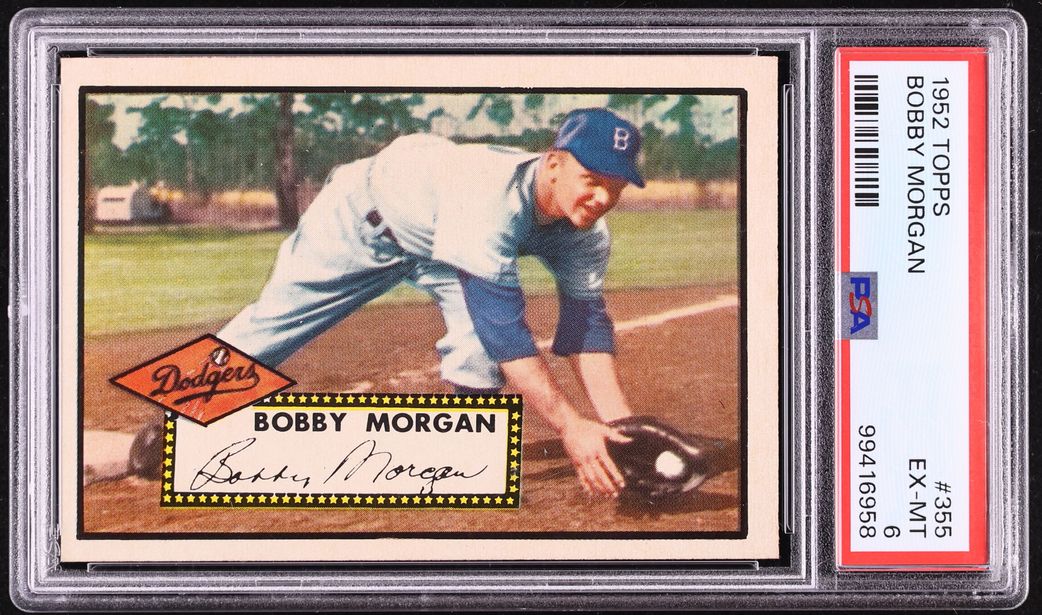 1952 Topps Bobby Morgan #355 PSA 6 EXMT