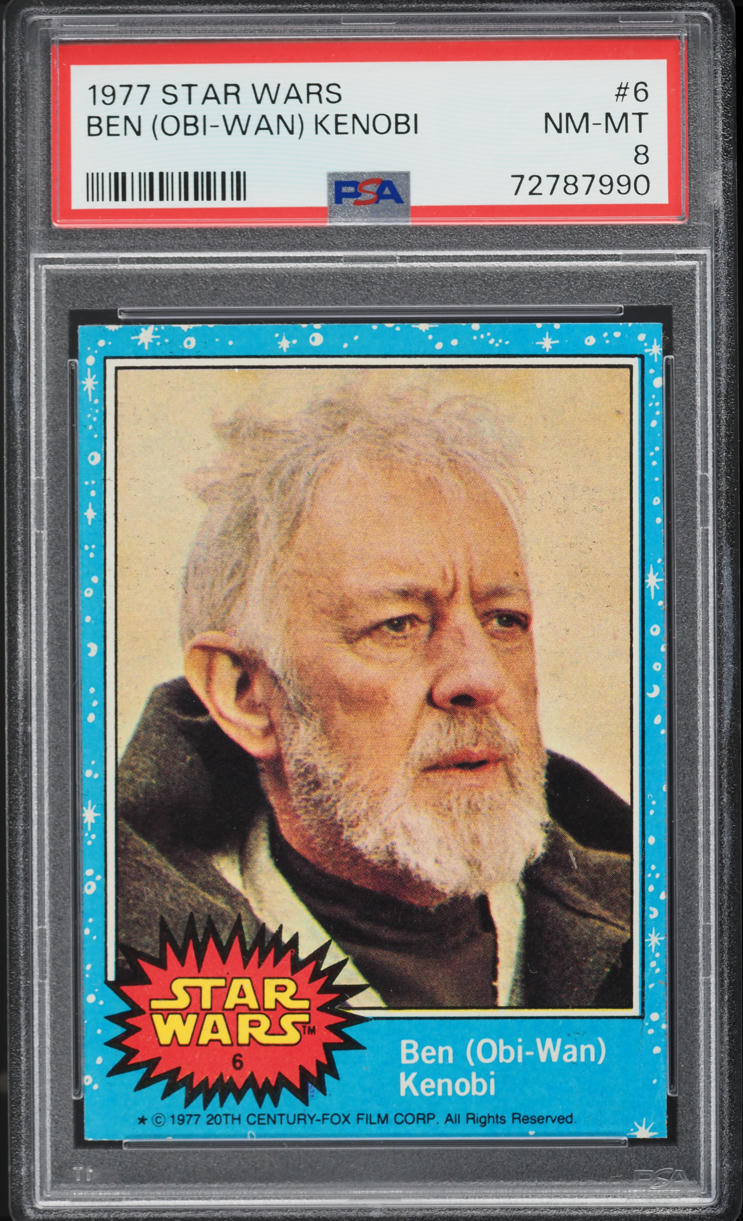 1977 Topps Star Wars Ben 'Obi-Wan' Kenobi #6 PSA 8 NM-MT