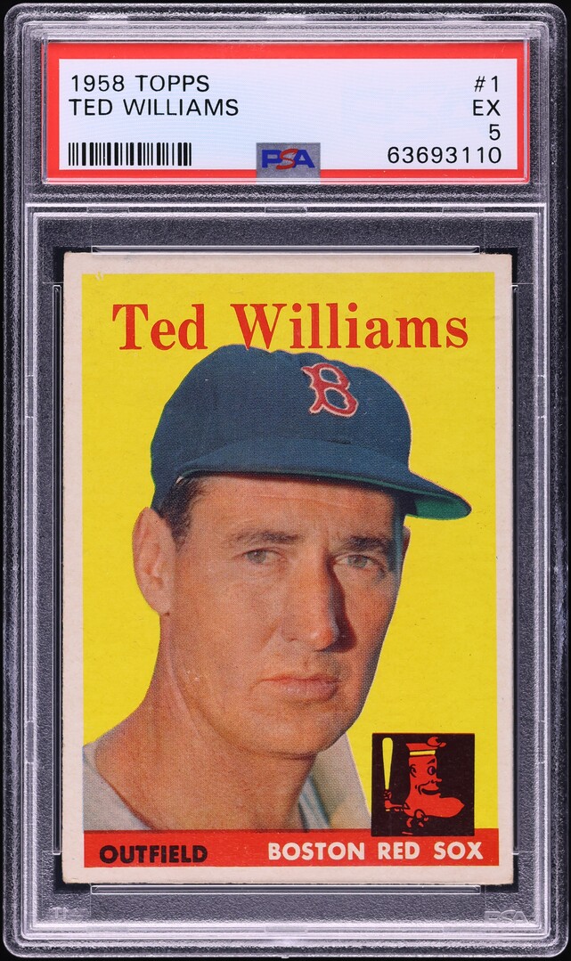 1958 Topps Ted Williams #1 PSA 5 EX