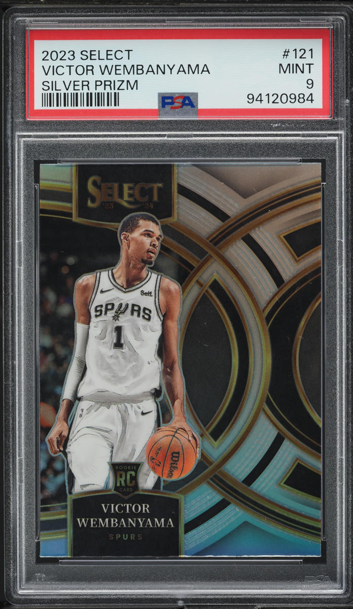 2023 Select Silver Prizm Victor Wembanyama ROOKIE #121 PSA 9 MINT