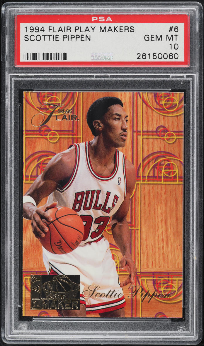 1994 Flair Play Makers Scottie Pippen #6 PSA 10 GEM MINT