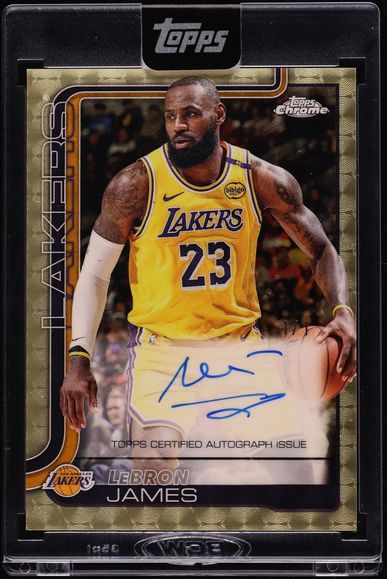 2025 Topps Chrome Superfractor LeBron James AUTO 1/1 #TCA-LBJ