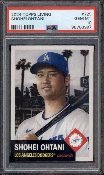 2024 Topps Living #729 Shohei Ohtani PSA 10
