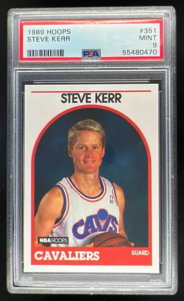 1989-90 Hoops #351 Steve Kerr RC PSA 9